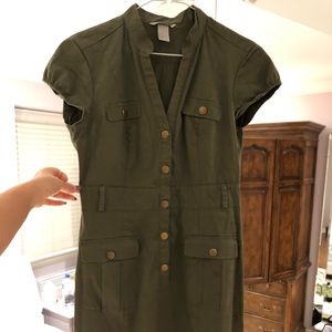 Khaki H&M dress